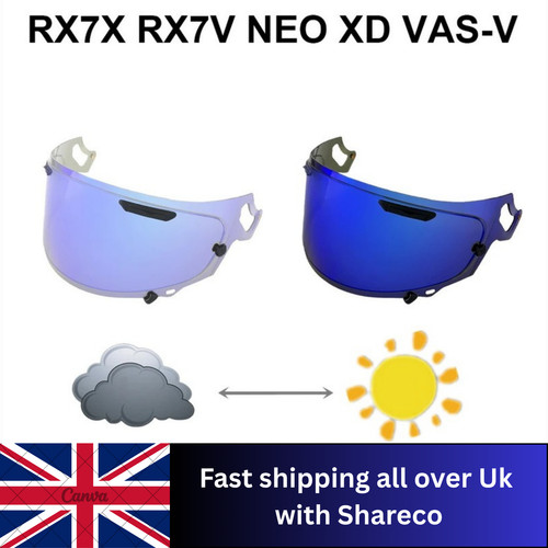 Casco rx7x blu - casco, fotocromatico