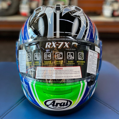 Arai japan nakano - rx-7x, green